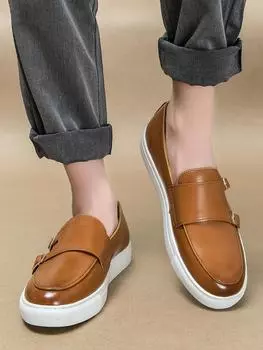 Trendy designer style men s casual shoes Versatile comfort Slip-on Loafers Party driving Outdoor travel shoes Plus size 46 New 38 чёрный