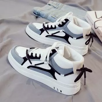 Trendy Hot Sale Mens Casual Walking Shoes Autumn New Waterproof Comfortable Sneakers Male Vulcanized Shoe Tenis Masculino Hombre 39 белый