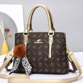 Модная женская элегантная сумка из кожи с верхней ручкой, женская роскошная дизайнерская сумка через плечо, сумка-тоут с отделением