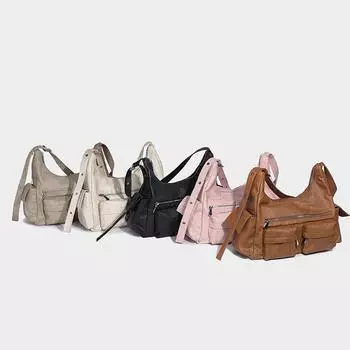 Модная сумка-тоут с большим объемом, карманным дизайном и одним плечом для инструментов под мышкой