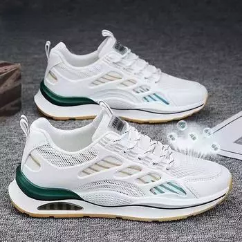 Trendy Lightweight Men s Running Shoes for Sports and Casual Wear Spring New Slip and Wear-Resistant Fashionable Mesh Lining 44