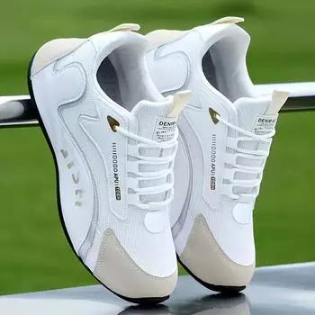 Trendy shoes men s summer high-end trendy brand dad shoes breathable mesh sports shoes versatile casual British style shoes 39 чёрный
