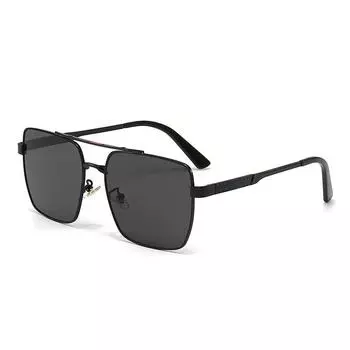 Trendy Sunglasses Male Driver Driving Glasses Fishing Metal Double Beam Sunglasses Women Sunglasses