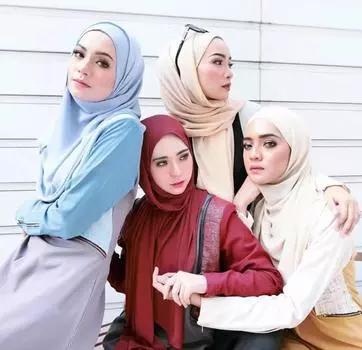 Trendy Unisex Muslim Wraps 195cm*70cm Chiffon Shawl Hijab Pashmina Solid Color Scarf 7