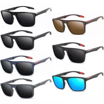 Trendy Unisex Sunglasses Unisex UV400 Sun Glasses Square Polarized Shades Men Women Sport Vintage