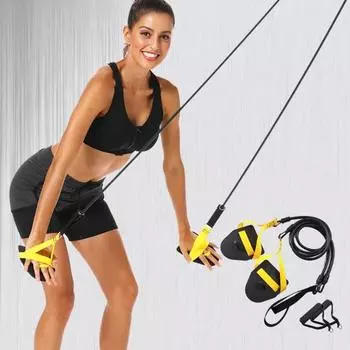 Тренер по силовой рубеже жёлтый