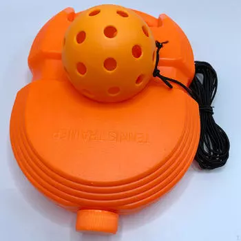 Тренер по теннису в одиночку, обучение, инструмент, отражатель для игры на открытом воздухе оранжевый