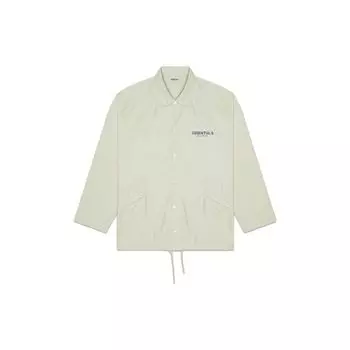 Тренерская куртка Fear of God Essentials осень-зима 2020 с однотонным логотипом и воротником, верхняя одежда унисекс Sage 0202250500022012 L