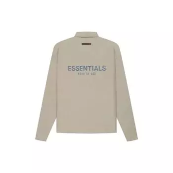 Тренерская куртка Fear of God Essentials SS21 с однотонным логотипом и ветрозащитными пуговицами Верхняя одежда унисекс Moss FOG-SS21-643 S