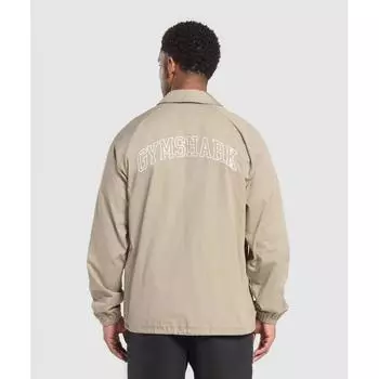 Тренерская куртка Gymshark Canvas Sand Brown A6a2c Nbzs XS