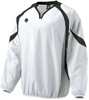 Тренировочная бейсбольная одежда Wind Jack White x Black x Silver [DESCENTE] PJ-320B Мужская