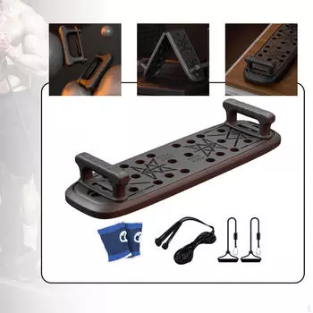 Тренировочная доска для отжиманий Ручки для тренировок в спортзале Многоцелевой эргономичный Упражнение для мышц груди Практичный