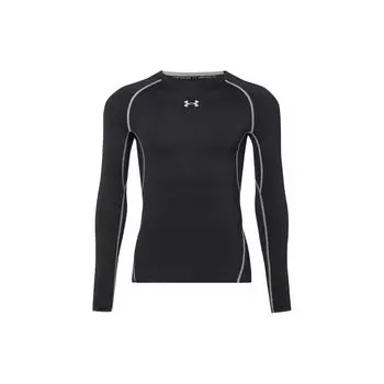 Тренировочная компрессионная рубашка Under Armour HeatGear®, мужская, черная 1257471-001 M