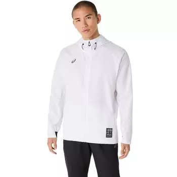Тренировочная куртка Dry Actimotion Cross Hoodie 2031E980 унисекс для взрослых 100 M [ASICS] (Бриллиантовый белый)