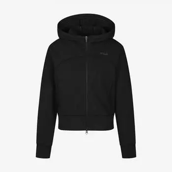 Тренировочная куртка Fila Double Tech с капюшоном Fs2ftg4252f Blk BLACK/W80
