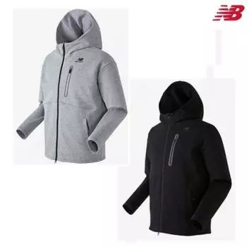 Тренировочная куртка New Balance Uni Essential с капюшоном Nbmdc21033 gray (95)