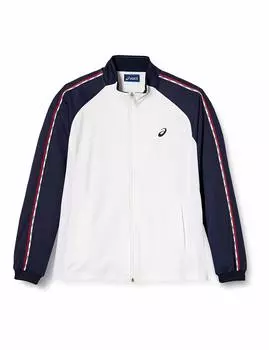 Тренировочная куртка Training Wear XAT191 Japan M to Japan size [ASICS] [Женская] Женская белая/темно-синяя (эквивалент М)