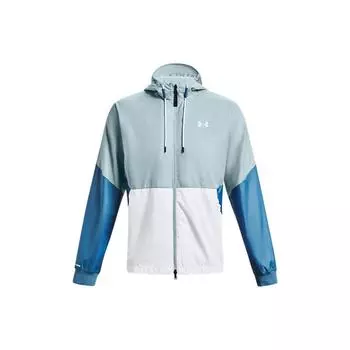 Тренировочная куртка Under Armour Legacy Color Block Woven Hooded, мужская, синяя 1345405-478 XL