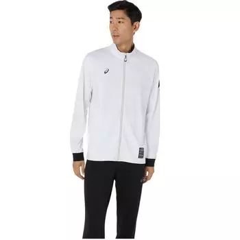 Тренировочная одежда Dry Stretch трикотажная куртка 2031E986 унисекс для взрослых 100 л [ASICS] (Бриллиантовый белый)