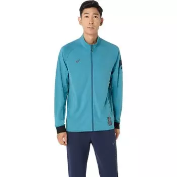 Тренировочная одежда Dry Stretch трикотажная куртка 2031E986 унисекс для взрослых 401 M [ASICS] (Атлантида Блю)