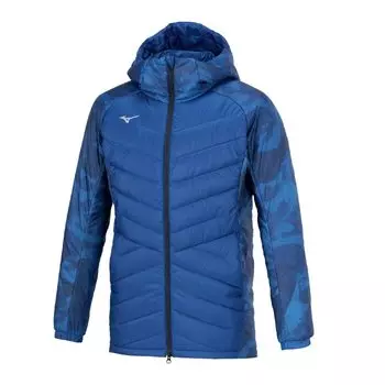 Тренировочная одежда Techfil Breath Thermo Mid Water Moisture Heat 32MEB536 Classic Blue [Mizuno] Пальто, Длина, Отталкивающий, Впитывающий, Удерживающий, Стирка,