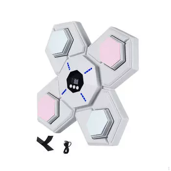 Тренировочная площадка для бокса с мешком с песком, регулируемая скорость, с легкой настенной мишенью для ударов Without Gloves