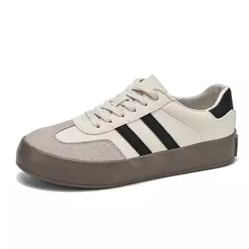 Тренировочная повседневная обувь в стиле ретро с мягкой подошвой, весенне-летняя мужская обувь 39-44 39 чёрный