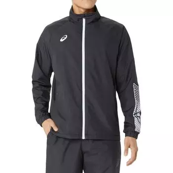 Тренировочная трикотажная куртка Breaker 2031E745 Performance Black x Brilliant White 4XL [ASICS] Мужская