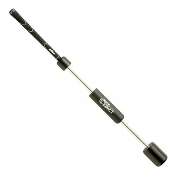 Тренировочное оборудование для гольфа Uchida Nice Impact Swing Реалистичное ощущение удара Тренировочный свинг для помещений 80 см Модель [UUUM Golf] чёрный