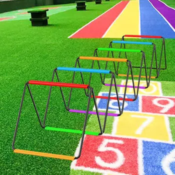 Тренировочное оборудование для ловкости и лестницы улучшает координацию футбольных скоростных прыжков с препятствиями 12 Grids