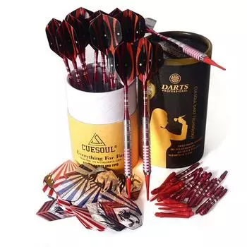 Тренировочные дротики с мягким наконечником CUESOUL, 12 шт. (17г/шт.)