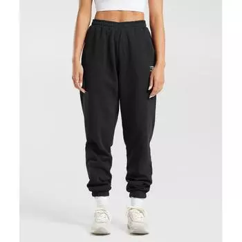 Тренировочные флисовые джоггеры GYMSHARK, черные B7A4D BB2J XXS