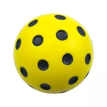 Тренировочные мячи для пиклбола из пеноматериала с тихим отскоком для тренировок и соревнований. Мячи для пиклбола из пеноматериала высокой плотности для безопасной игры. 70mm жёлтый
