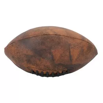 Тренировочный футбольный мяч для регби, размер 9, ПУ, удобная ручка, винтажный дизайн, спортивный футбол для