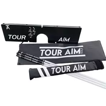 Тренировочный инструмент Tour Aim Golf Training Aid с 3 палками для выравнивания и защитой головы. Значительно улучшит вашу игру и длинную дистанцию. Идеально подходит как для правой, так и для