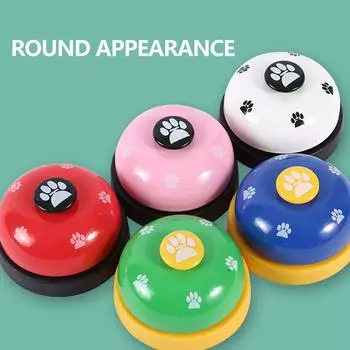 Тренировочный колокольчик для домашних питомцев, отпечатки собачьих когтей, обучающий колокольчик для тренировки реакции питомца, игрушка для интеллекта домашних животных
