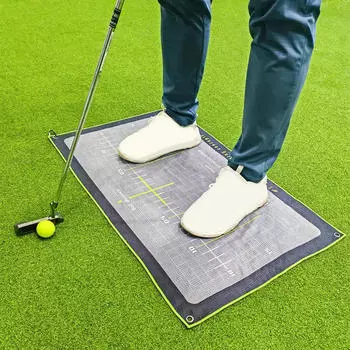 Тренировочный коврик для гольфа, тренажер для гольфистов, практичный легкий портативный тренажер для мужчин и женщин