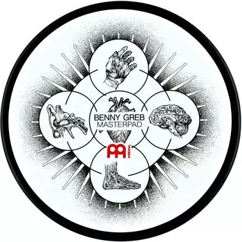 Тренировочный коврик MEINL Benny Greb, модель 6 дюймов MPP-6-BG []