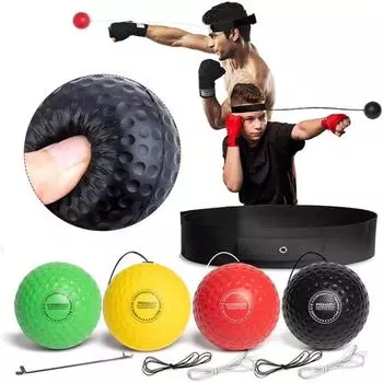 Тренировочный мяч для бокса с регулируемой повязкой на голову, портативный, простой в использовании, боксерский мяч, спортивное оборудование для бокса