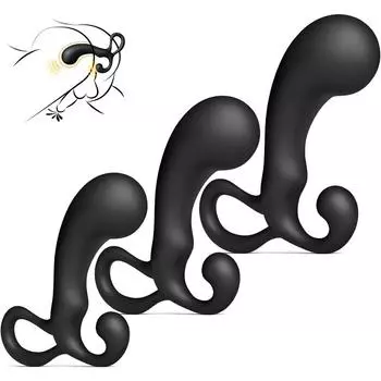 Тренировочный набор для ануса, 3 предмета, мужской тренажер для ануса для начинающих и продвинутых пользователей, массажер простаты, анальные секс-игрушки S