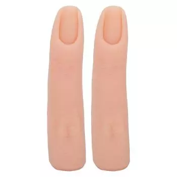 Тренировочный палец для ногтей, гибкий силиконовый, тренировочный палец, модель для тату иглоукалывания