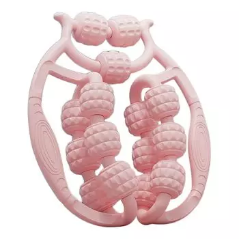 Тренировочный ролик для ног, роликовый зажим для кольца, функция помощи при тренировках для начинающих/женщин (розовый) розовый