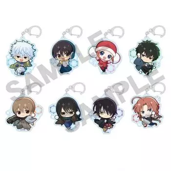 Трещины Gintama Trading акриловый брелок мини-персонаж снежки 1 коробка В65 x Ш65 x Г3 мм акрил прибл.