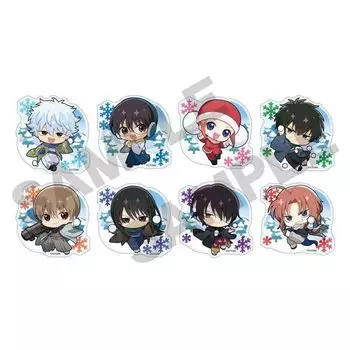 Трещины Gintama Trading акриловый зажим мини-персонаж снежки 1 коробка В65 x Ш60 x Г15 мм акрил прибл.