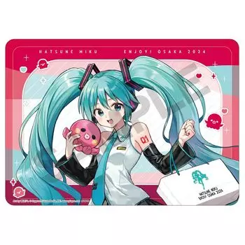 Трещины Hatsune Miku Резиновый коврик Hatsune Miku Enjoy Osaka 2024 H372 x 522 x D2 мм Изготовлен из резины прибл.