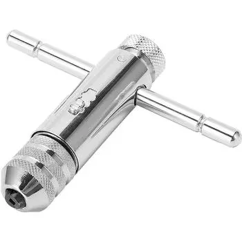 Трещоточный ключ с Т-образной ручкой для нарезания резьбы на станке, резьбофрезерование Т-образных метчиков, набор ручных метчиков с регулировкой, ручное нарезание резьбы для дома U