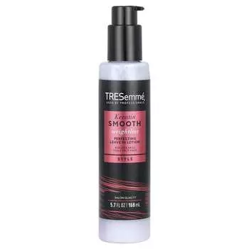 TRESemm, Keratin Smooth, невесомый совершенствующий несмываемый лосьон, 5,7 жидких унций (168 мл)