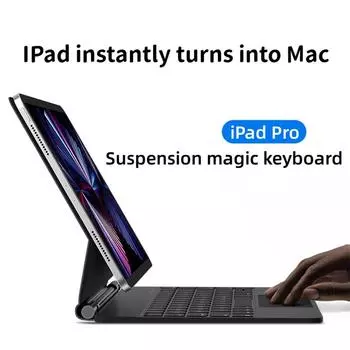 Третье поколение Bluetooth touch iPad magic keyboard Bluetooth клавиатура защитная подставка для iPad Pro 10.9/11 12.9 дюймов 10.9 11inch белый