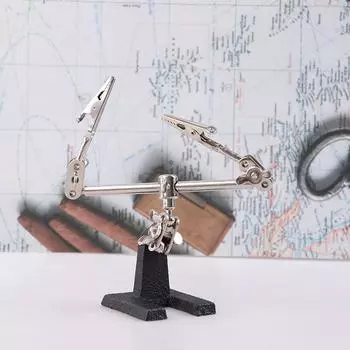 Третья ручная подставка для паяльника с увеличительным стеклом, зажим для электрического утюга, инструмент