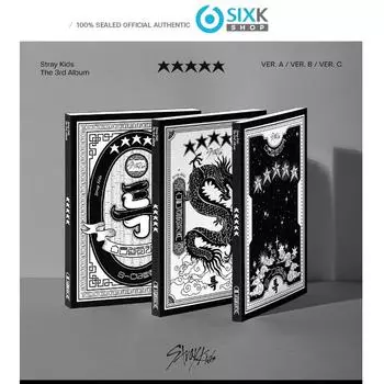 Третий полный альбом Stray Kids 5-STAR (Фотокнига VER / Online POB) Normal A Ver